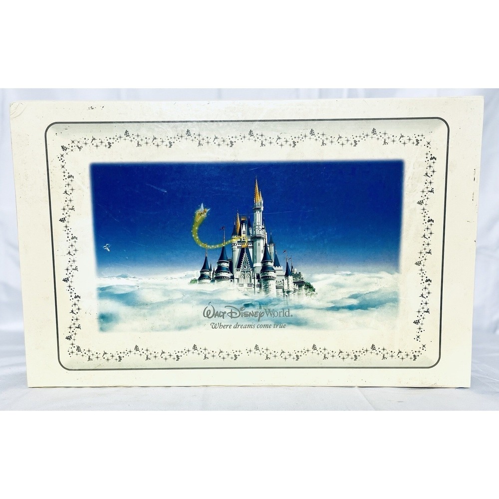 Walt Disney World Large Serving Tray Where Dreams Come True Vintage Platter